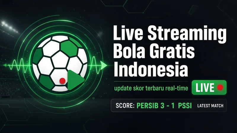 Live Streaming Bola Gratis Terbaru: Update Skor Bola Real-Time